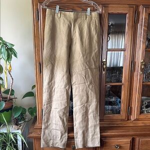 JCREW Linen Men's Tan Pants